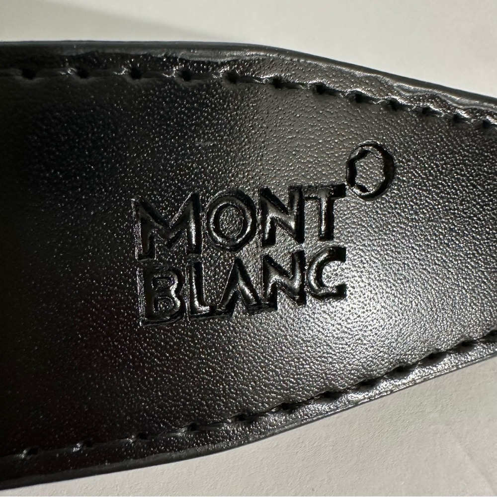 Mont Blanc two tone men’s belt - Picture 6 of 15